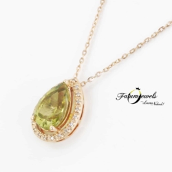 sarga-arany-gyemant-olivin-medal-lanccal-fr817-gyemant-peridot