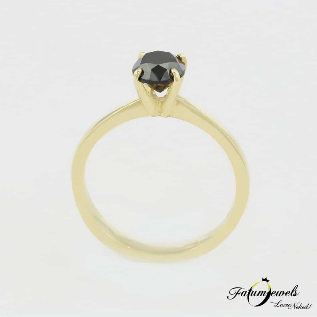 Gyémánt gyűrű egy pillanat, amikor a csend beszélt helyettük - fatumjewels.hu