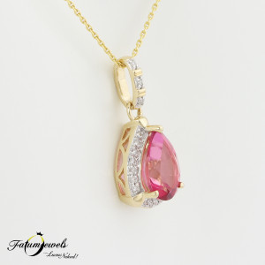 sarga-arany-gyemant-rozsaszin-topaz-medal-fr1435-gyemant-pink-topaz