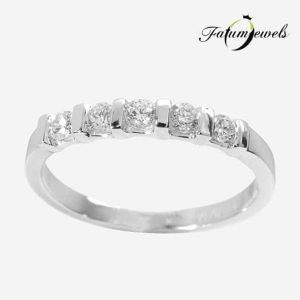 EF083-14k-Fehér-Arany-025ct-Gyémánt-Eljegyzési-Gyűrű