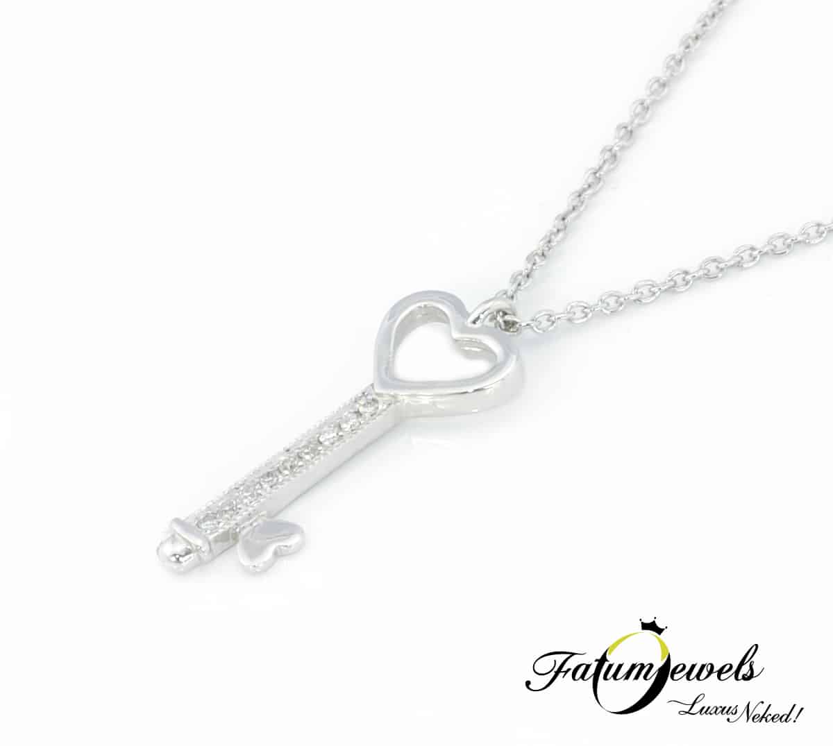 feherarany-gyemant-kulcs-medal-lanccal-fm84-18k