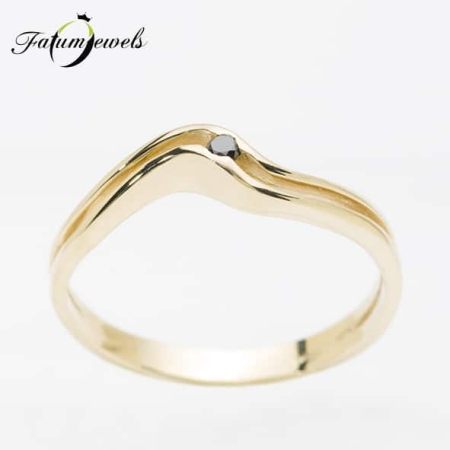 sarga-arany-eljegyzesi-gyemant-gyuru-hullam-fr311-0-02ct-fekete-opak-14k