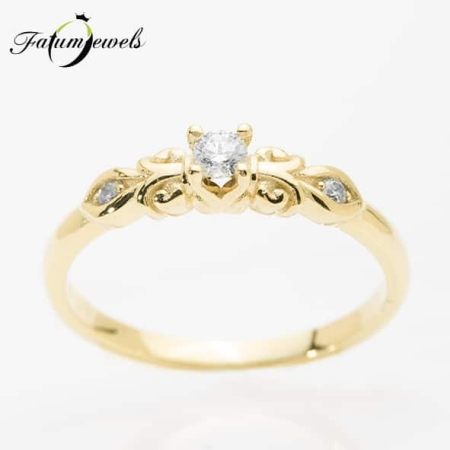 sarga-arany-gyemant-eljegyzesi-gyuru-vintage-fr349-gyemant-0-12ct-w-vs1-14k