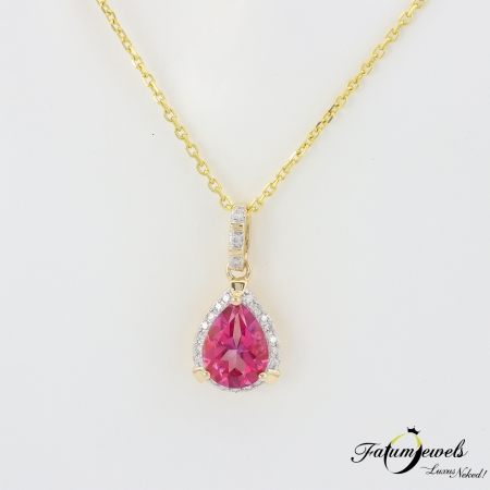 sarga-arany-gyemant-pink-topaz-medal-lanccal-fr1694-gyemant-pink-topaz-dragako