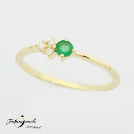 sarga-arany-gyemant-smaragd-eljegyzesi-gyuru-fr1874-gyemant-brilians-smaragd-dragako