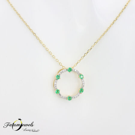 sarga-arany-gyemant-smaragd-medal-lanccal-fr1871-gyemant-smaragd-dragako