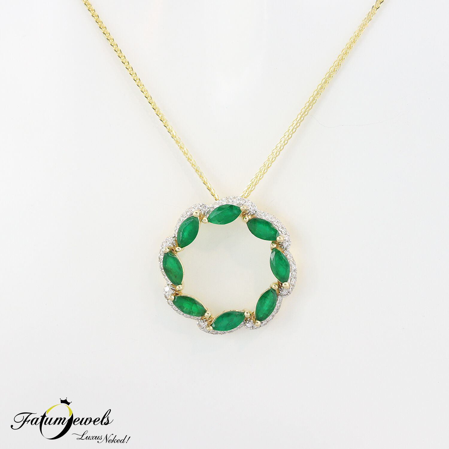 sarga-arany-gyemant-smaragd-medal-lanccal-fr1872-gyemant-smaragd-dragako