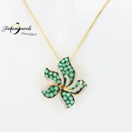 sarga-arany-gyemant-smaragd-medal-lanccal-fr1896-gyemant-smaragd-dragako