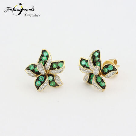 sarga-arany-virag-gyemant-smaragd-fulbevalo-fr1897-gyemant-smaragd-dragako