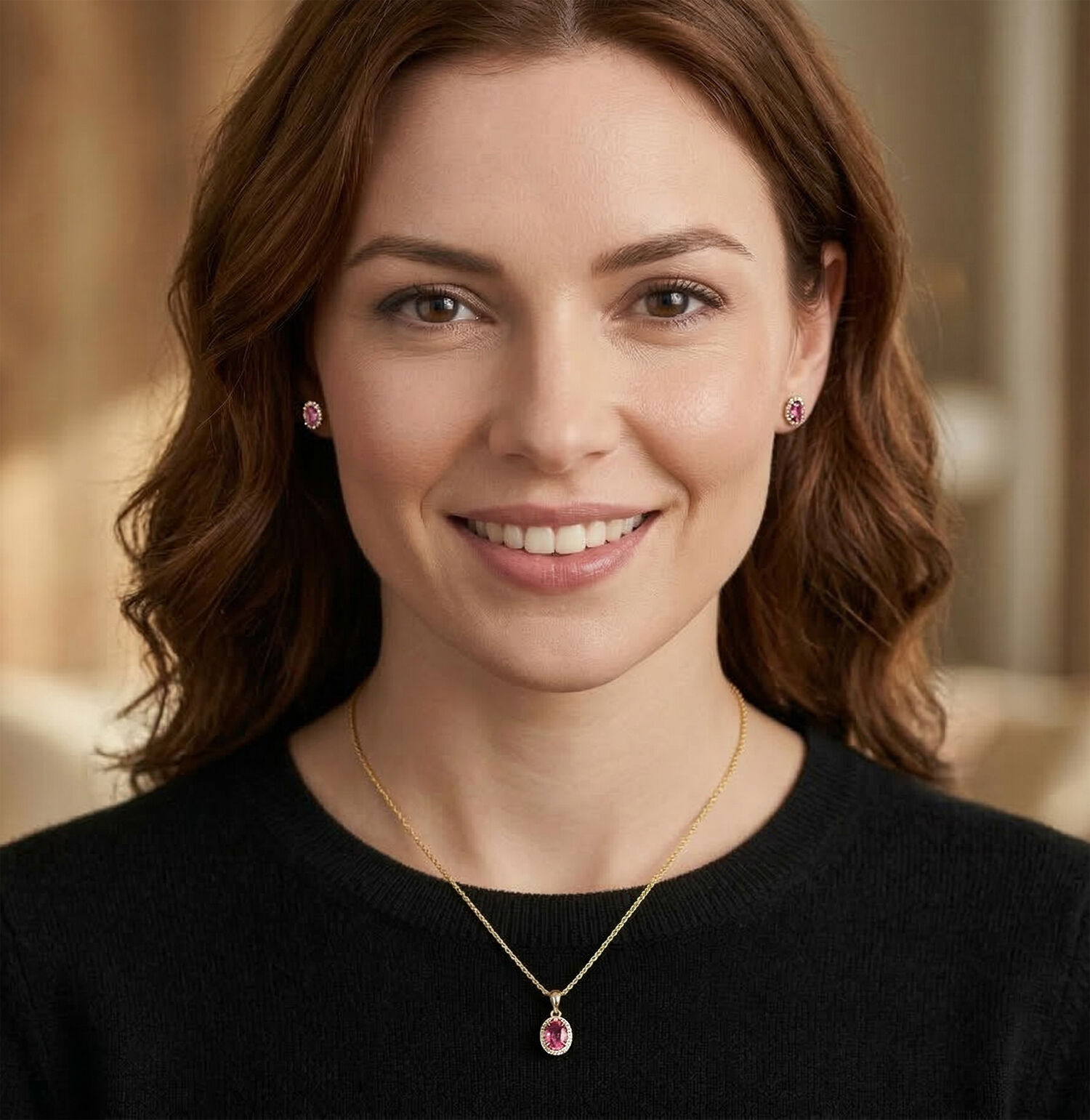 sarga-arany-gyemant-pink-topaz-szett-fr1952-gyemant-rozsaszin-topaz-dragako